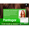 PANTOGAR ® DIETARY SUPPLEMENT FOR HAIR AND NAILS ( THIAMINE MONONITRATE + CALCIUM D-PANTOTHENATE + MEDICINAL YEAST + L-CYSTINE + KERATIN + PARA-AMINOBENZOIC ACID ) 90 CAPSULES